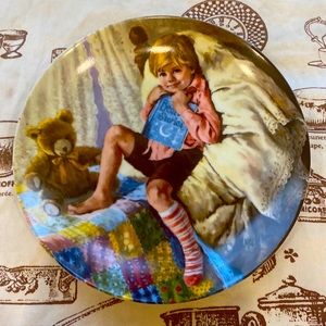 Reco Vintage Decorative Plate "Diddle Diddle Dumpling" 1984
